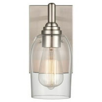 Millennium  Lighting Arlett 1 Light Wall Sconce in Brushed Nickel with Clear Glass Shades - 26