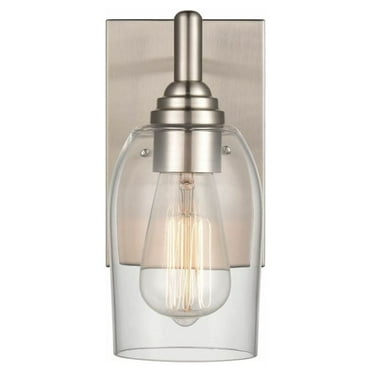 Millennium  Lighting Arlett 1 Light Wall Sconce in Brushed Nickel with Clear Glass Shades - 26