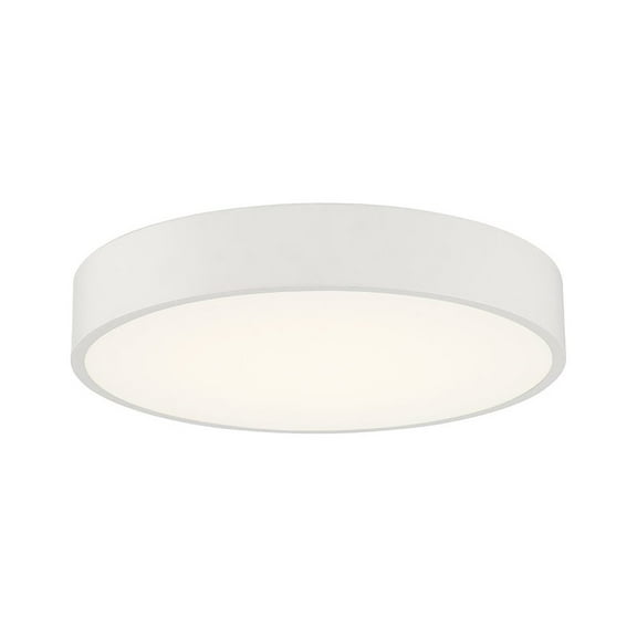 Access Lighting 3CCT LED Flush Mount in White Color