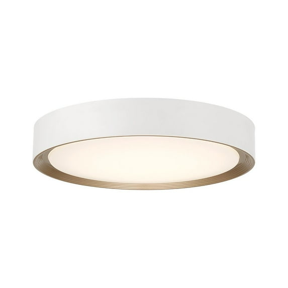 Access Lighting 3CCT LED Flush Mount in Matte White Color