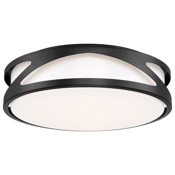 49990LEDDCS-BL/ACR-Access Lighting-Lucia - 16W 1 3CCT LED Flush Mount-4 Inches Tall and 13.75 Inches Wide