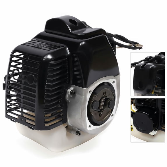 49CC 2 Stroke Engine Motor for Pocket Bike ATV Mini Dirt Bike Scooter Pull Start Engine Motor with Fuel Tank