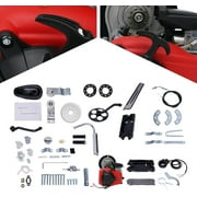 49CC Bicycle Engine Motor Kit, 4-Stroke Gas Petrol Motorized Bike Engine Motor Kit Belt Drive Single Cylinder Bike Bicycle Scooter Engine Conversion Kit