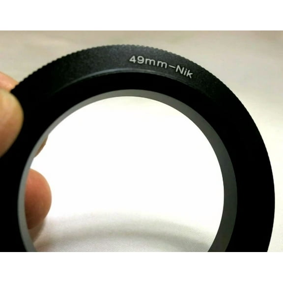 49Mm Macro Reverse Lens Adapter Ring For Nikon F Ai D3500 D7200 Cameras Close-Up
