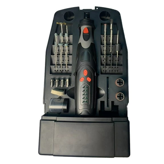 49PC Cordless Electric Drill Grinder Rechargeable Engraving 5 Speed Rotary Tool