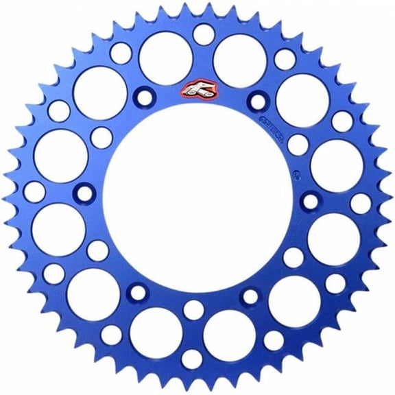 49T Ultralight Rear Sprocket for 1994-2001 Yamaha YZ80LWF-N, Blue