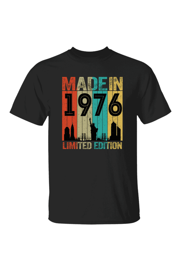 49Th Birthday Made In 1976 49 Bday Born In New York 49 Years Old Of Being Awesome Vintage T-Shirt