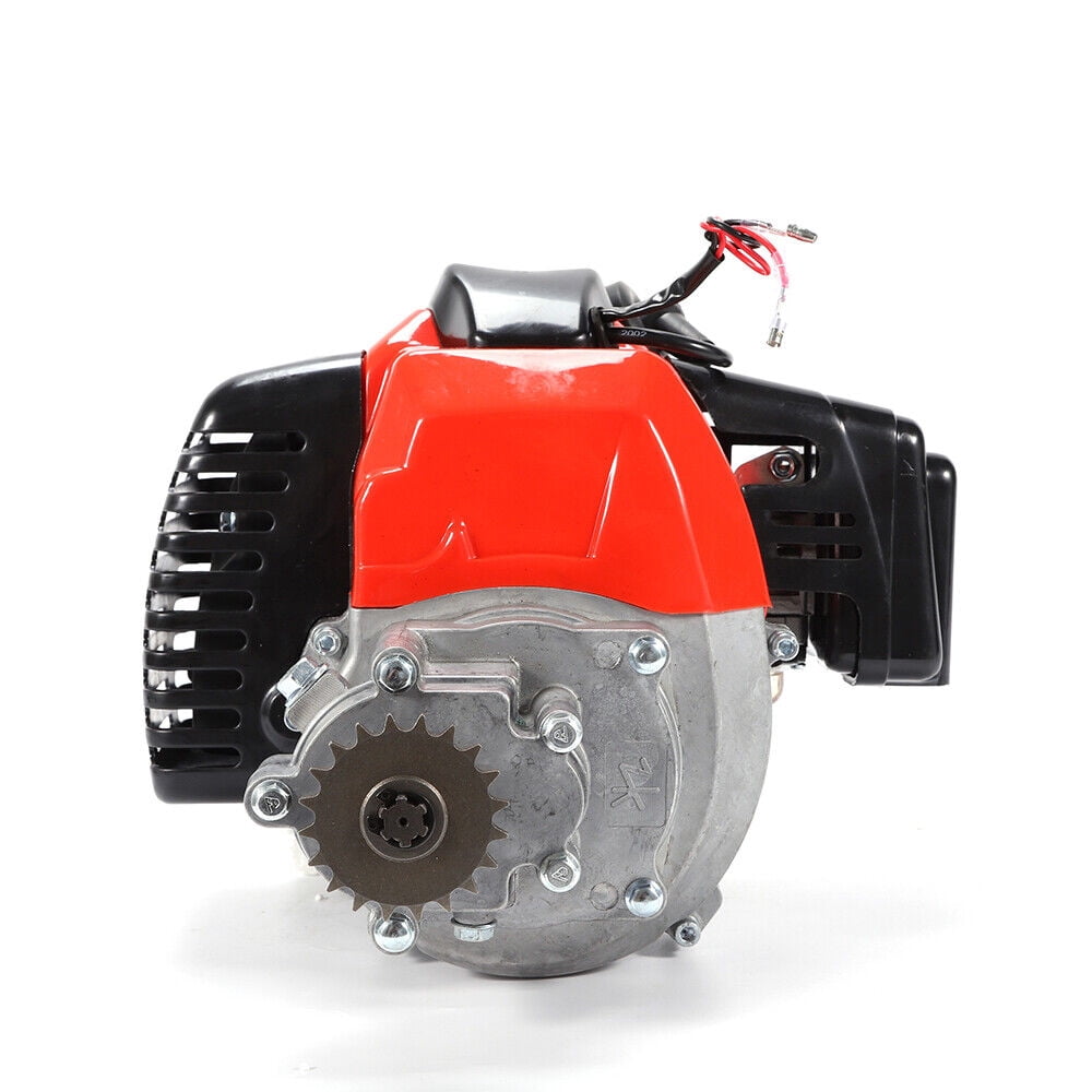 Motor Pull 49cc 2 Stroke Engine Motor Pull Start Single Cylinder for Pocket Mini ...