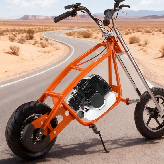 49cc 2 Stroke Engine Motor with Fuel Tank, 7000 Rated Rotation Speed for Garden Power Equipment Replacement Assembly