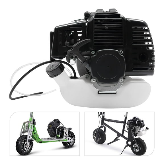 49cc Air-Cooled 2-Stroke Gasoline Engine for Scooters, Gliders, Mini Bikes, 7000RPM, 0.9kw Power, Pull Start, Low Fuel Consumption