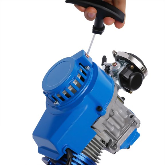 49cc Gas Powered Engine 2 Stoke Dirt Bike Motor Pull Start Small Engines WAir System for Pocket Bike Mini Atv Mini Dirt Bike Scooter ATV