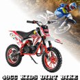 thumbnail image 1 of 49cc Kids Dirt Bike Gas-Powered, 20 MPH Off-Road Motorcycle for Children Ages 6-12, High-Speed 2-Stroke Engine with Dual Disc Brakes & Anti-Slip Tires, 220 LBS Load Capacity, Beginner-Friendly Design, 1 of 10
