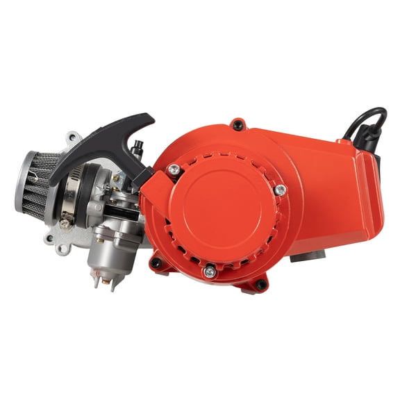 49cc Two-stroke Air-cooled Engine, 1.3HP Pull Start Replacement Motor for Mini Dirt Bike, Pocket Bike, ATV and Scooter