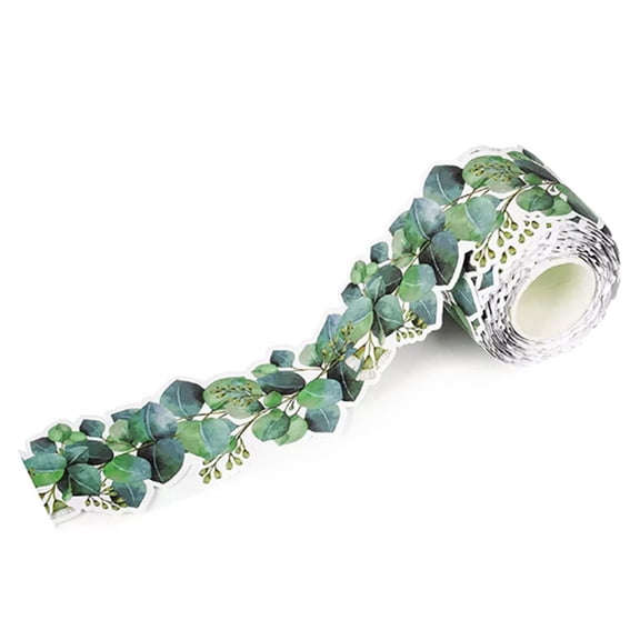 49ft Border Trim for Bulletin Board, Notice Board, Classroom Chalkboard Decoration, Plant Leaf Bulletin Board Border