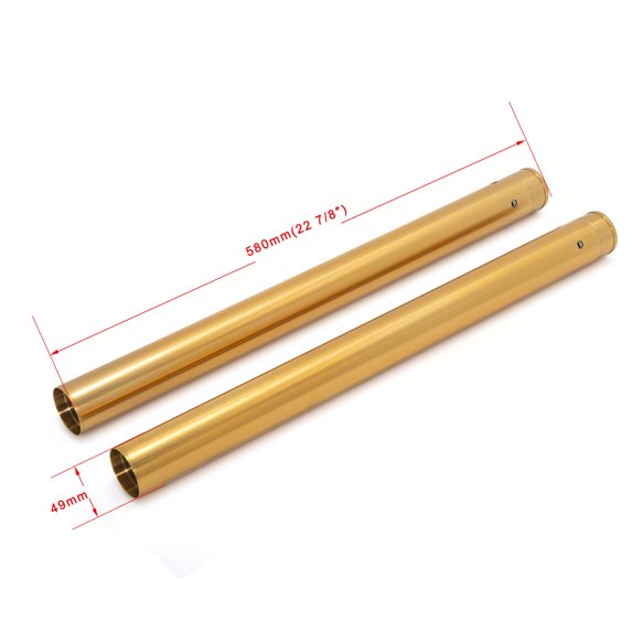 49mm 22 7/8" Front Fork Tubes for Harley Touring Electra Glide Road Glide Road King Street Glide 17-22