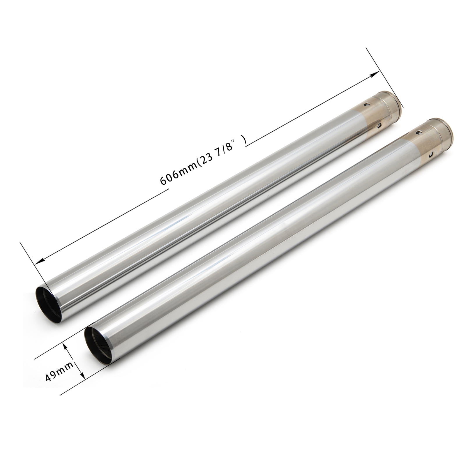 Chrome 49mm Fork Tubes OEM 45500113 for Harley Touring Street Glide Road Glide 2014-2020