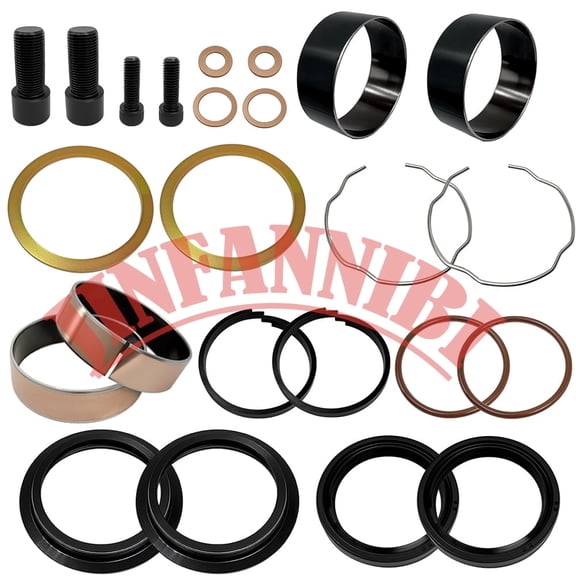 49mm Front Fork Leg Rebuild Kit for Harley Dyna FXD FXDB FXDF FXDL FXDWG FXDC FLD 2006-2017 | Fork Seals & Bushings Kit