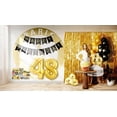 thumbnail image 1 of 49th Birthday Decoration Black and Gold for Boy & Girl, 49th Cake Topper, 49th Party Supplies for Her and Him, 49th Birthday Photo Props, 1 of 2