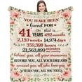 thumbnail image 1 of 49th Birthday Gifts for Women Happy 49th Birthday Gifts for Her 49 Year Old Birthday Gifts for Women 49th Birthday Decorations for Women Bestie Wife Sister Mom Friends 49th Birthday Blanket 60"x 50", 1 of 5