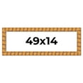 thumbnail image 1 of 49x14 Frame Beige Real Wood Picture Frame Width 3 inches | Interior Frame Depth 0.5 inches |, 1 of 8