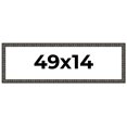 thumbnail image 1 of 49x14 Frame Black-Brown Medieval Solid Wood Picture Frame | 1.5 Inch Moulding Width | Gotham, 1 of 8