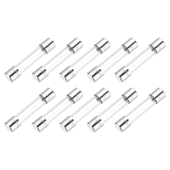 Uxcell 4A 250V Glass Fuses 5x20mm Time Delay Fuses Slow Blow Fuses 10Pcs