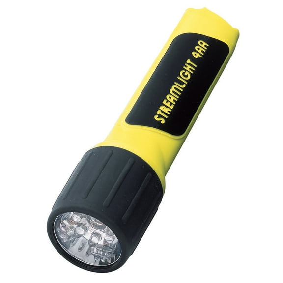 4AA ProPolymer LED Safety Rated Flashlight, Yellow
