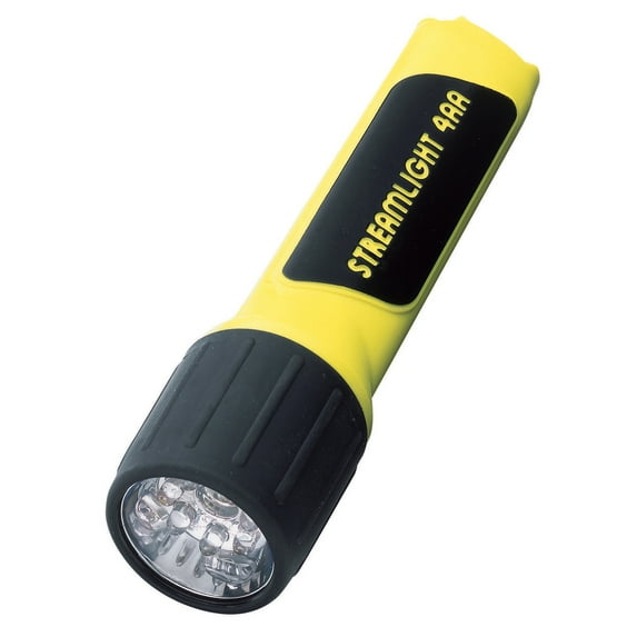 4AA ProPolymer LED Safety Rated Flashlight, Yellow