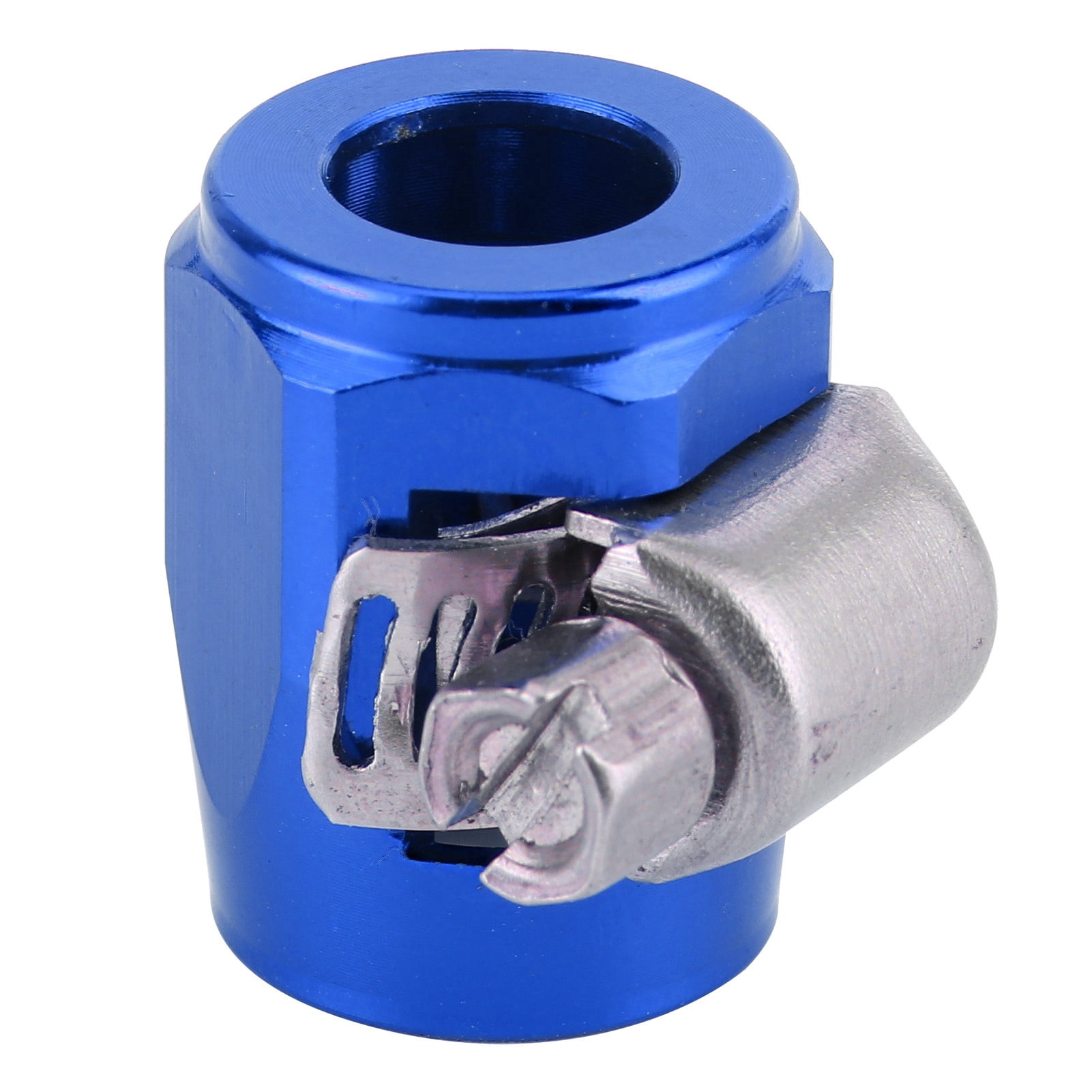 AN-28 48mm Blue Hose End Finisher – Jubilee Clip Clamp For Fuel / Oil / Water Pipes