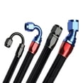 thumbnail image 1 of 4AN Proseries Black 230 Stainless Core Hose, 3 ft., 1 of 1