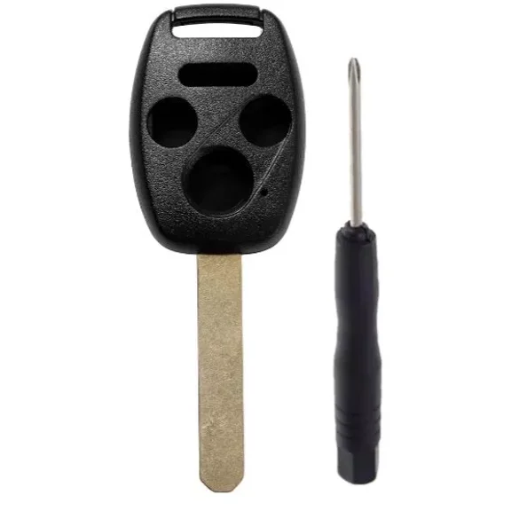 4B Remote Key Shell Case For Honda 2003 - 2014 Models + Screwdriver
