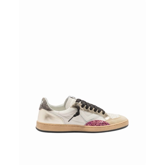 4B12 Low-Top Sneakers With Metallic Finish Brown (Women's)