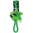 thumbnail image 1 of 4BF 777063 Rubber Chew Toy with Rope for Dog Tugging Bone, Green, 1 of 1