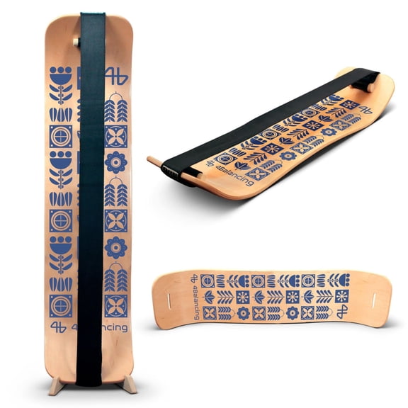 4Balancing Slackline Balance Board for Kids - Blue