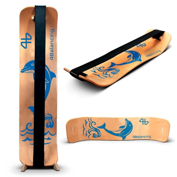 4Balancing Slackline Balance Board for Kids - Dolphin