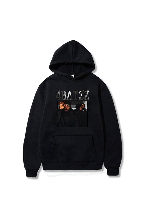 4Batz Rapper New Logo Merch Hoodie - Men Women HipHop Style Casual Fashion Sweatshirt Jersey