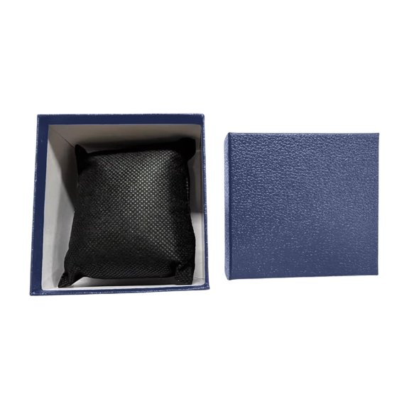 4Blue Blue Paper Watch Box With Sophisticated Display For Rings And Accessories
