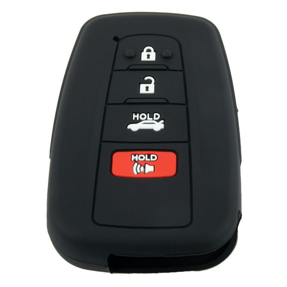 4Button Silicone Key Case Cover Fob Remote Skin For Toyota For Camry Highlander
