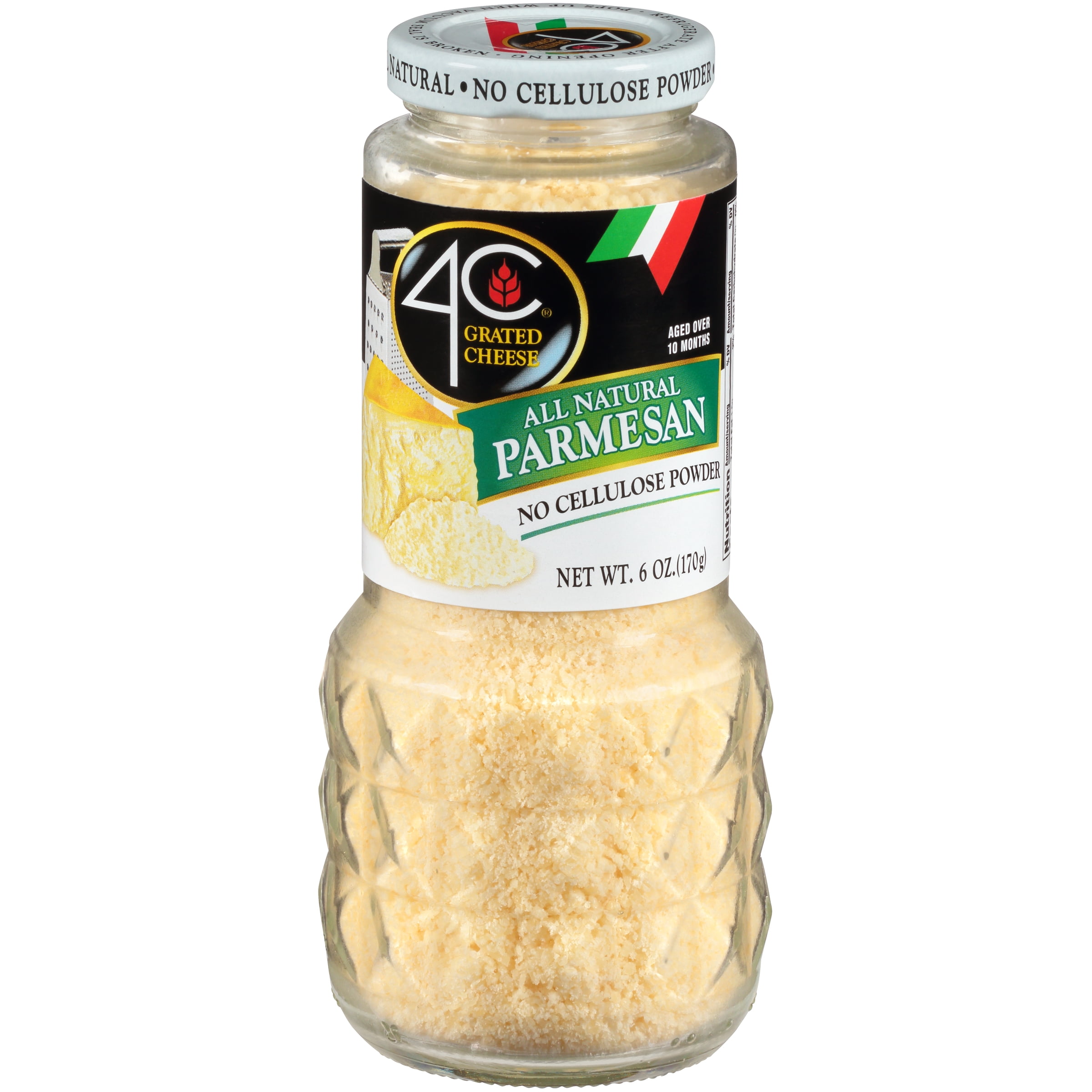 4C 100 Natural Parmesan Cheese, 6 oz