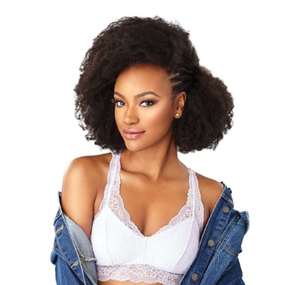 4C Clique 100% Human Hair Clip In By SENSATIONNEL HC4C / Natural Black / 14INCH Beauty Supply