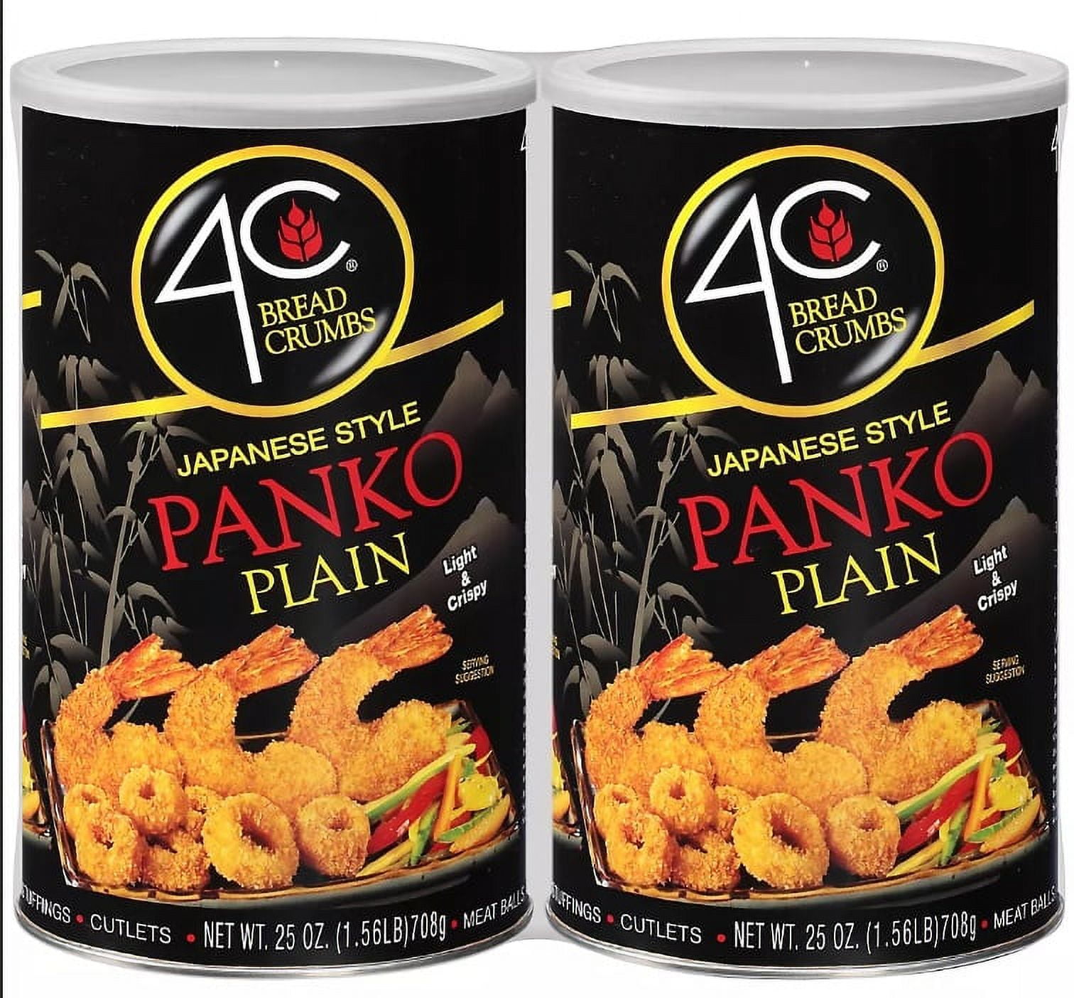 4C Foods Japanese Style Panko Plain Bread Crumbs, 2 pk./25 oz.
