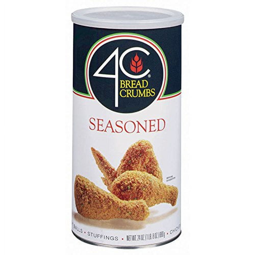 4C Foods Seasoned Bread Crumbs 15 oz (Pack Of 12)