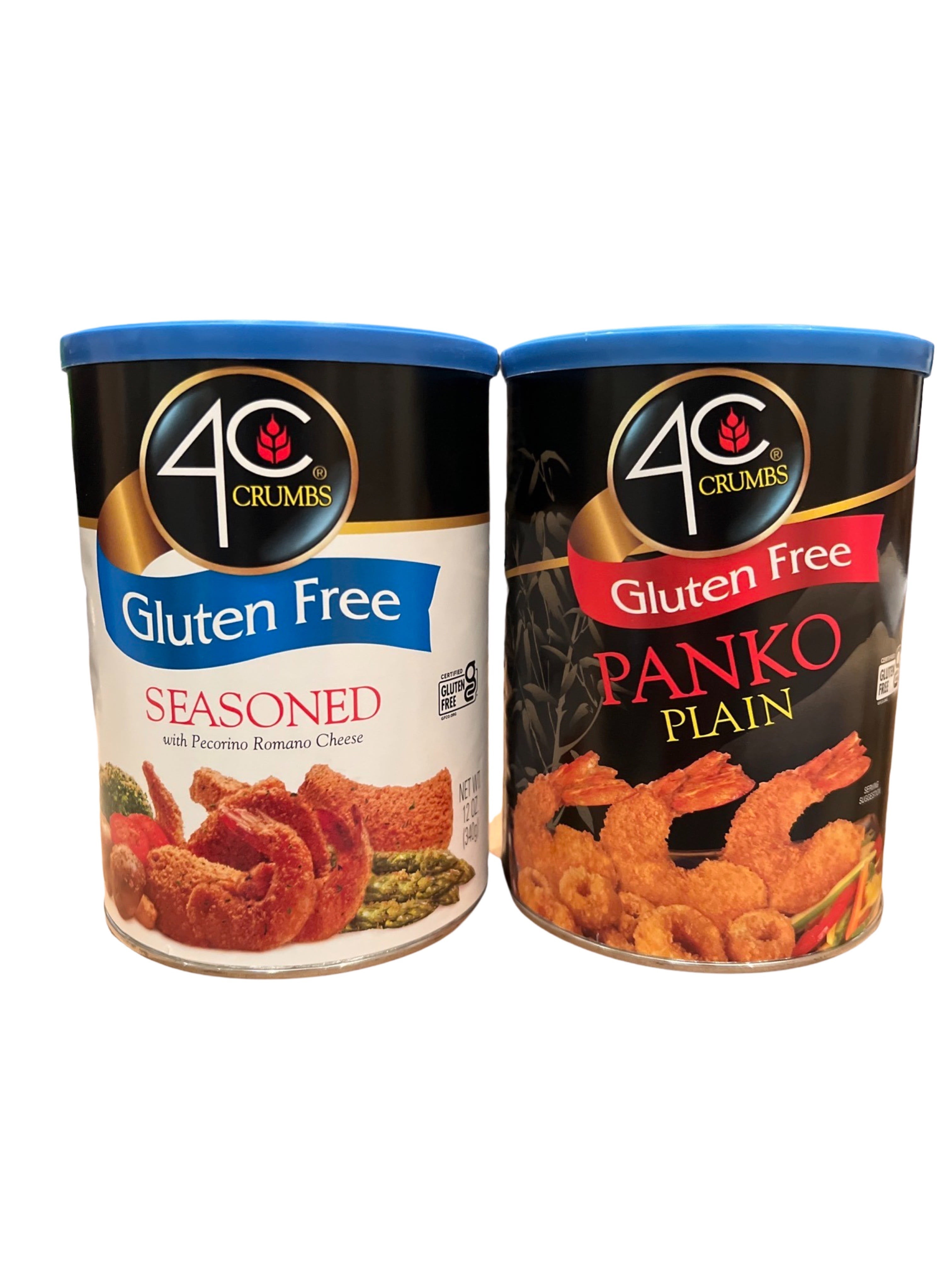 4C Gluten Free Seasoned and Panko Breadcrumbs - 2 pack (1 of each)