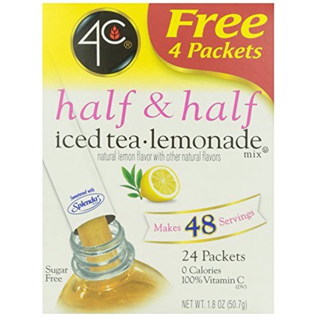 4C Half & Half Iced Tea Lemonade Drink Mix (SugarFree) (Box