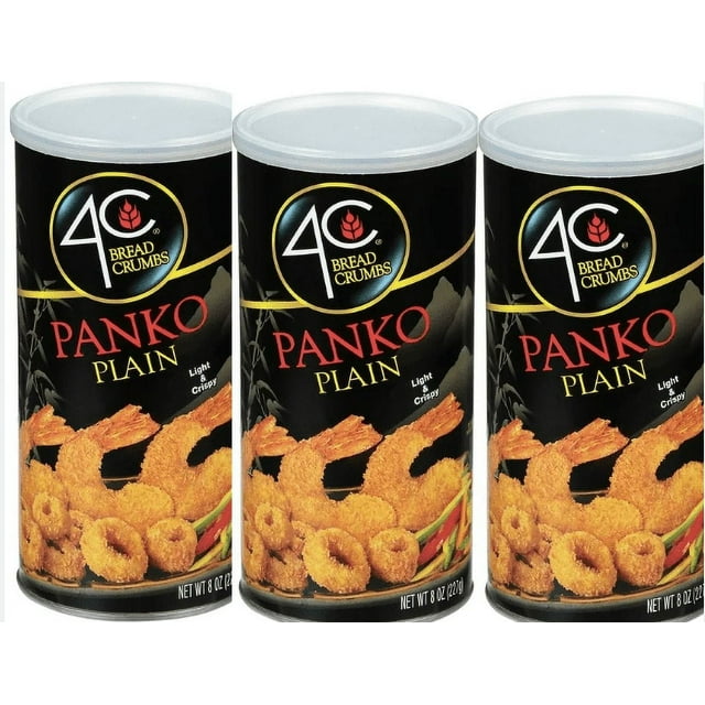 4C Japanese Style Panko Plain Bread Crumbs pack of 3 - Walmart.com