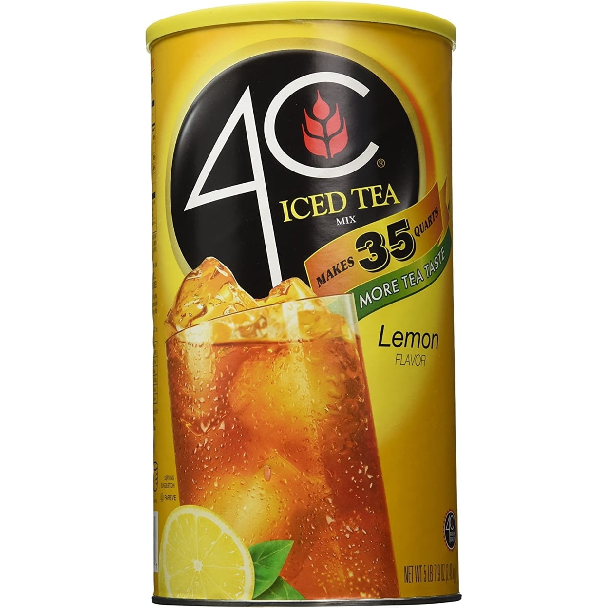 The Coupon deal of  4C Lemon Iced Tea Mix, 35-Quart, Refreshing Beverage, 82.6 Ounce
