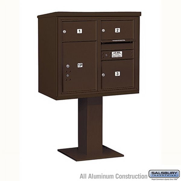 4C Pedestal Mailbox (Includes 26 Inch High Pedestal and Master