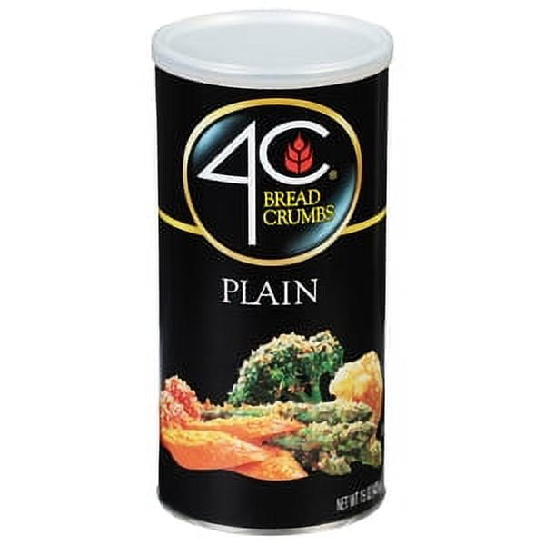 4C Plain Bread Crumbs, 15 oz Canister
