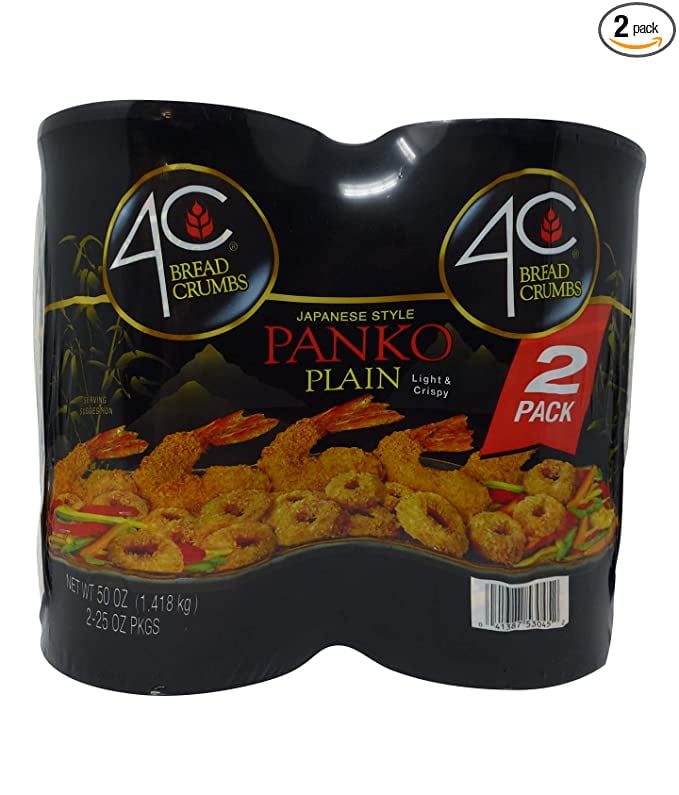 4C Plain Japanese Style Panko Bread Crumbs, 2 Pack