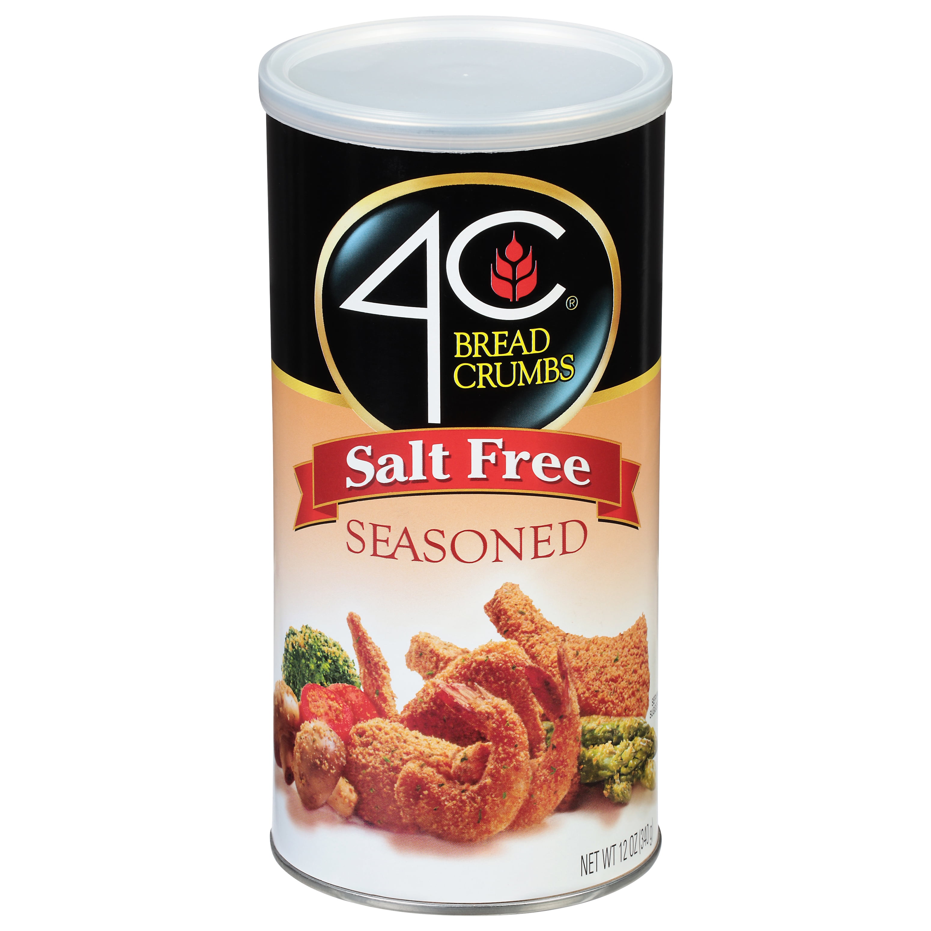 4C FOODS 4C Salt Free Seasoned Bread Crumbs 12 Oz Canister